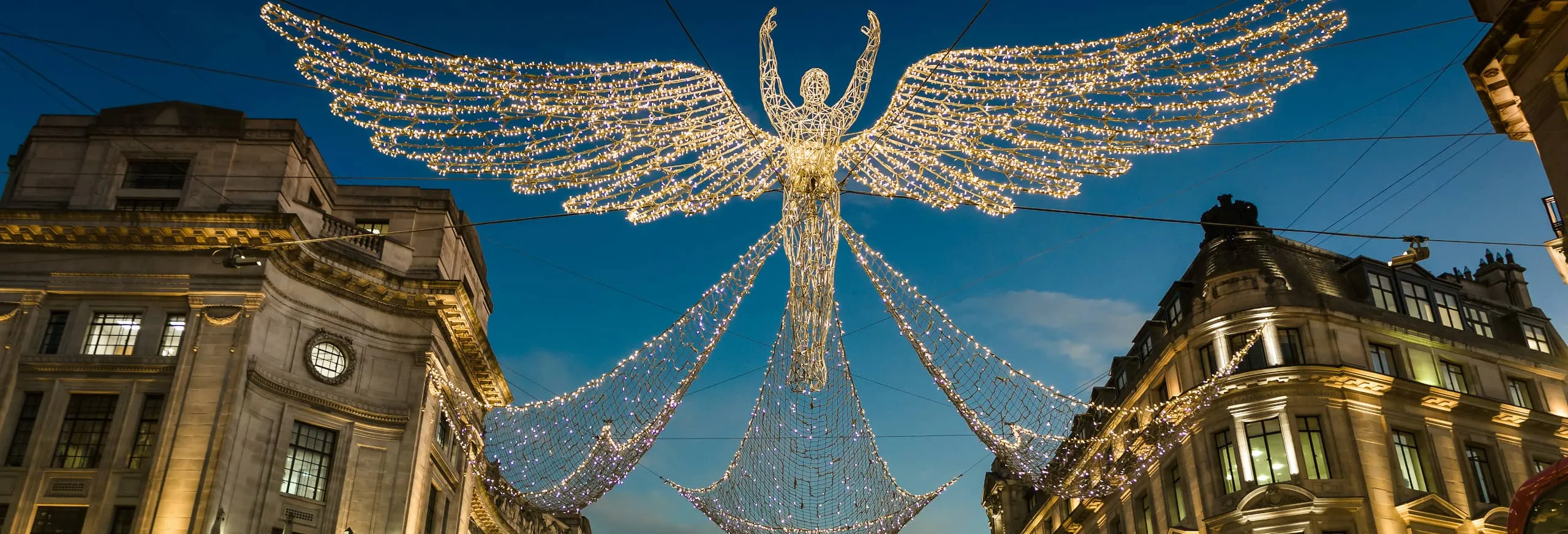 London Christmas lights on Regent Street