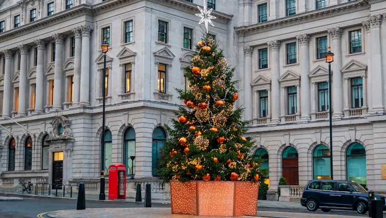 Christmas tree in London