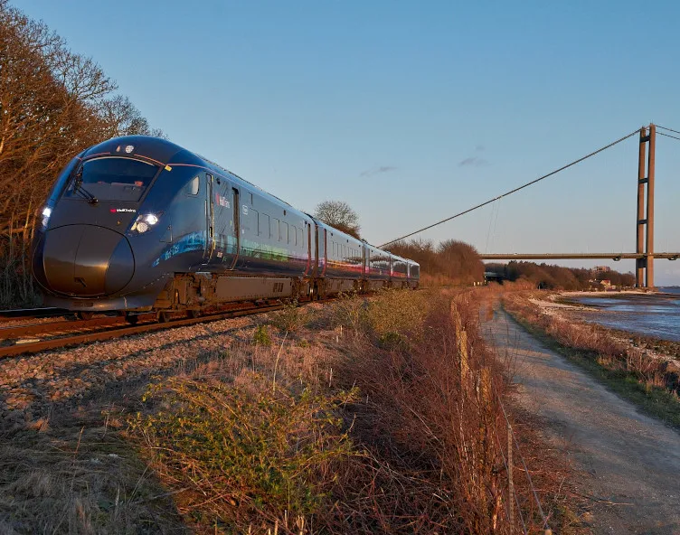 Hull Trains on route to Brough