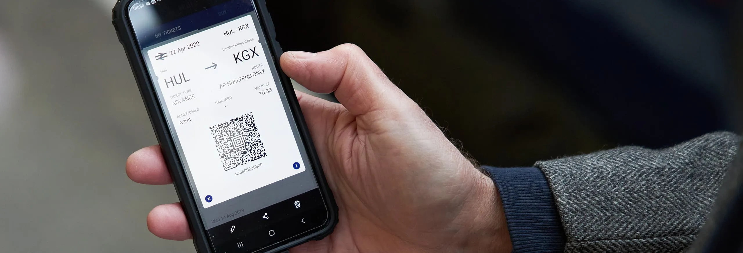 Hull Trains mobile app eticket