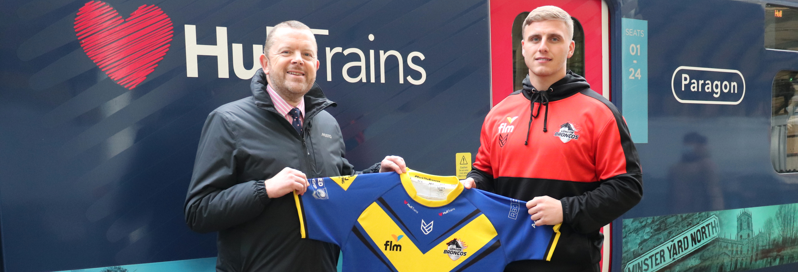 Hull Trains and London Broncos partnership