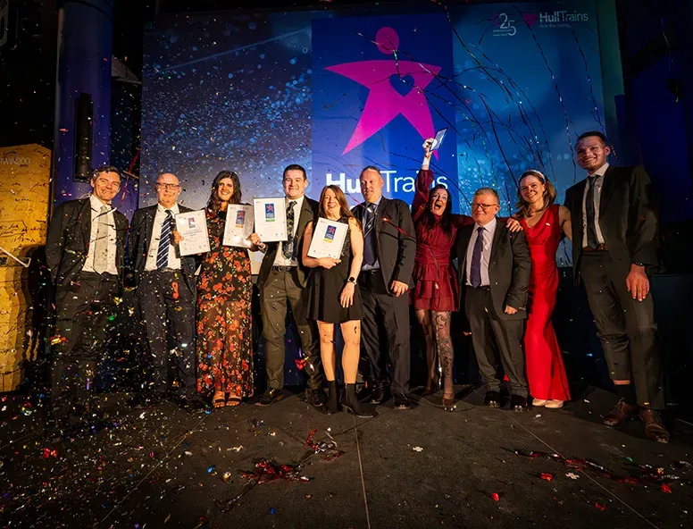 Winners at the 2026 Hull Trains Excellence Awards