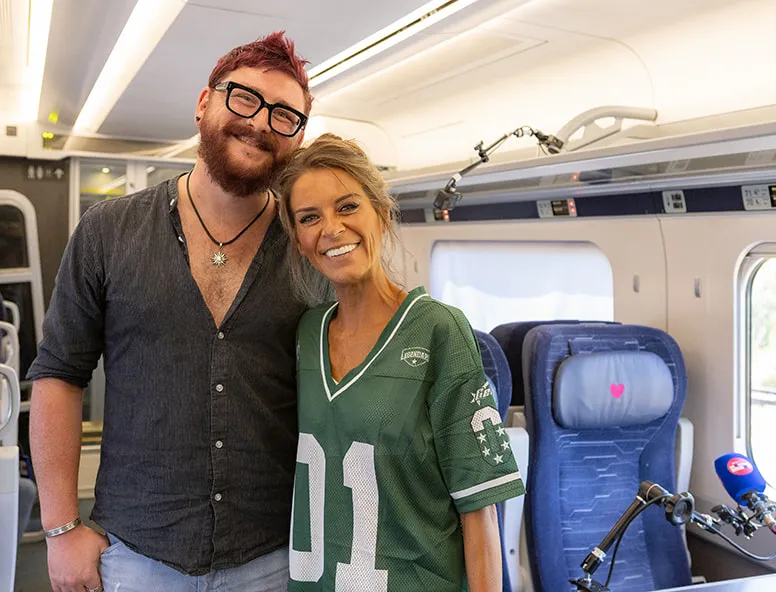 Hull Trains Moving Minds Jimmy Wilde and Gemma Oaten