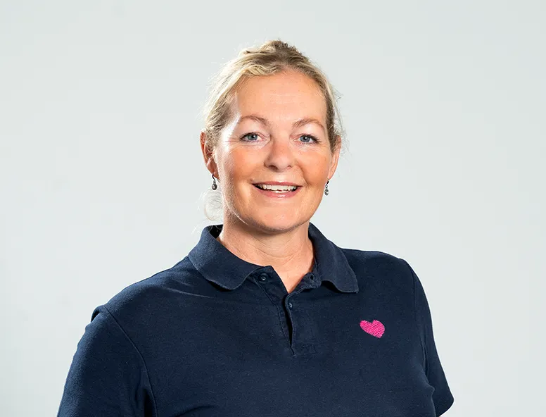 A headshot style photo of Jo at Hull Trains