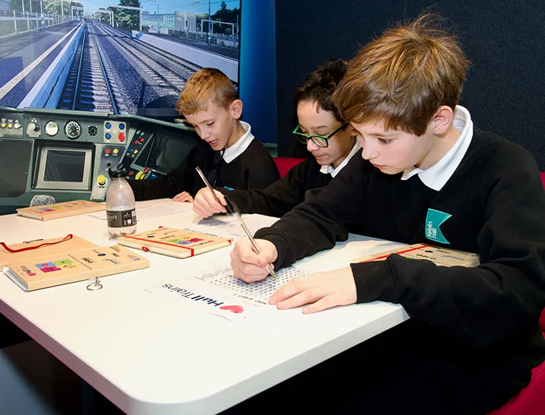 Pupils at the Hull Trains Learning and Development Academy