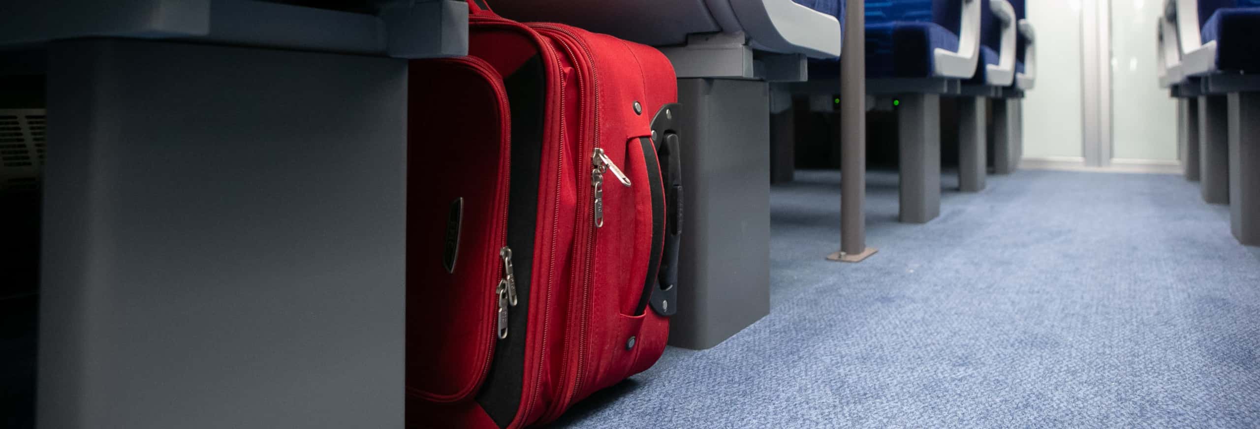 Hull trains paragon luggage under seat storage