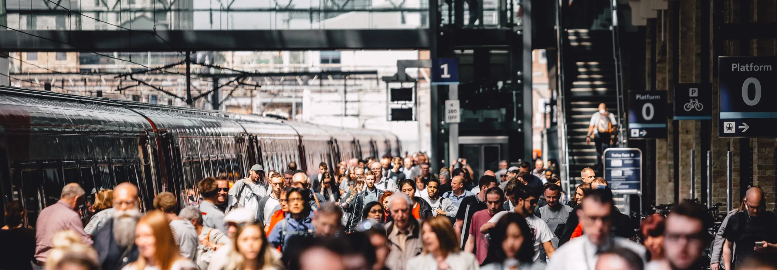 Hull Trains London King's Cross busy station