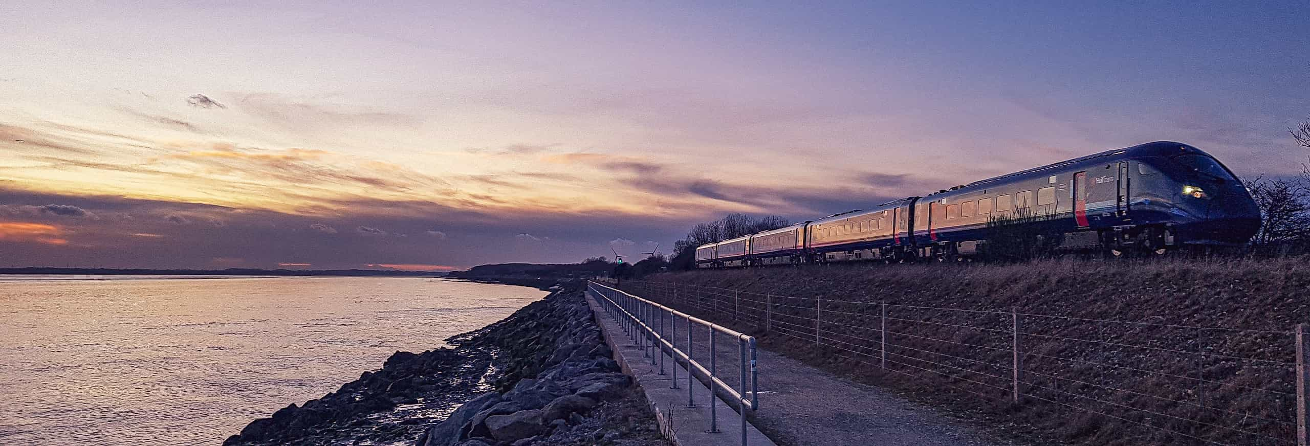 Hull Trains Paragon on the move