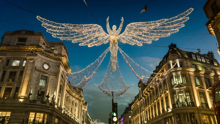 London Christmas lights Regent Street