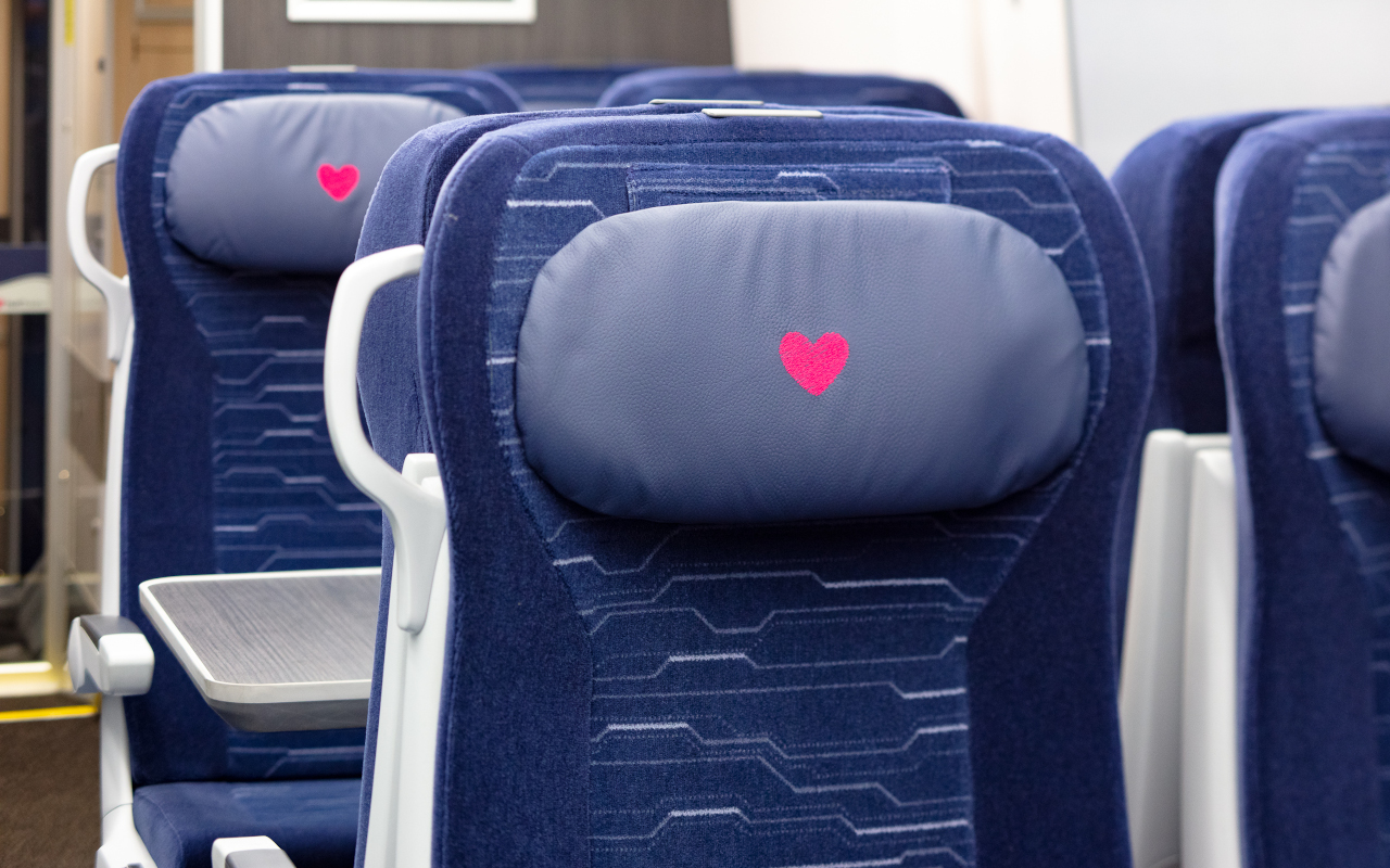First Class seating on board Hull Trains