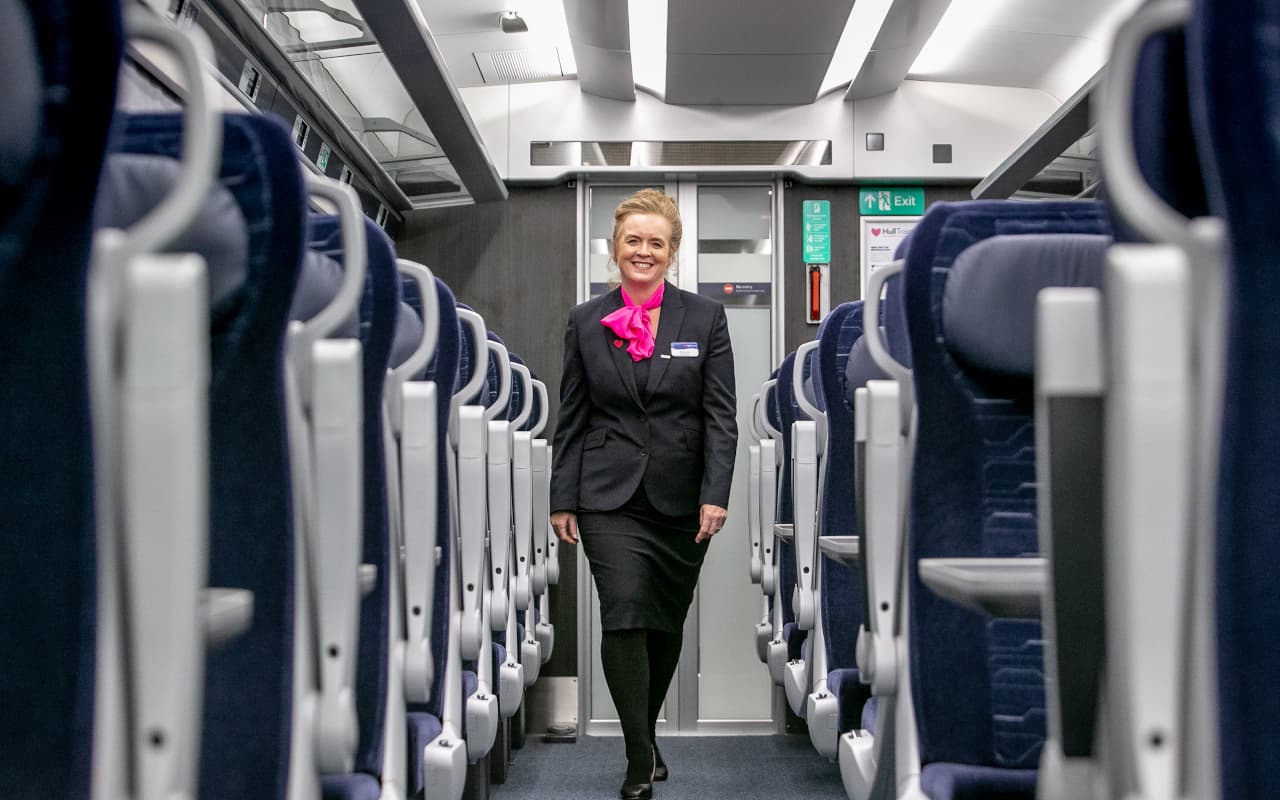 Hull Trains Paragon First Class Host