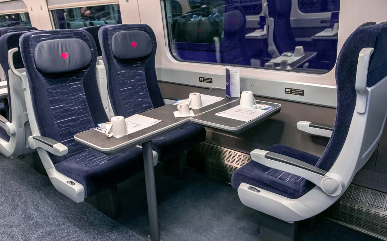Hull Trains Paragon First Class Interior