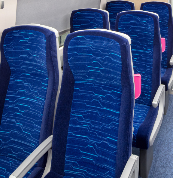 Hull Trains Paragon standard class seating