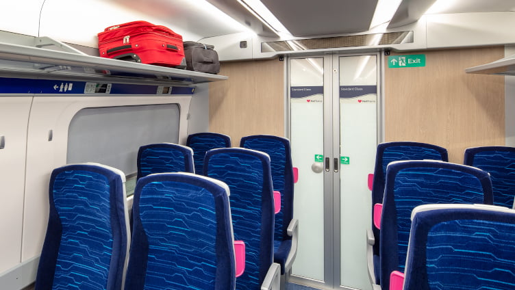 Hull Trains Paragon Fleet overhead storage