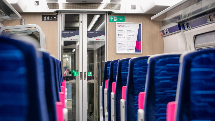 Hull Trains Paragon Fleet Seating Standard Class