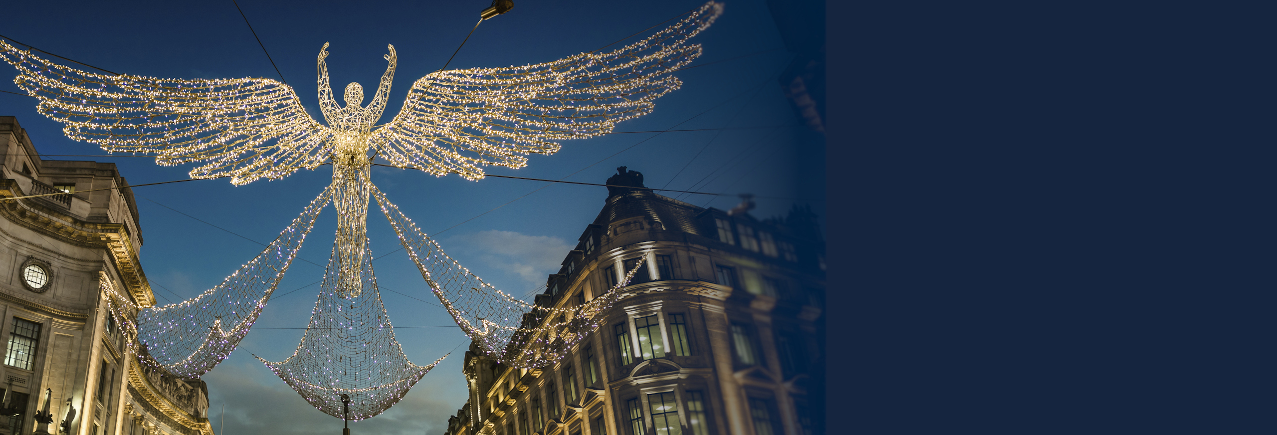 London Christmas lights on Regent Street