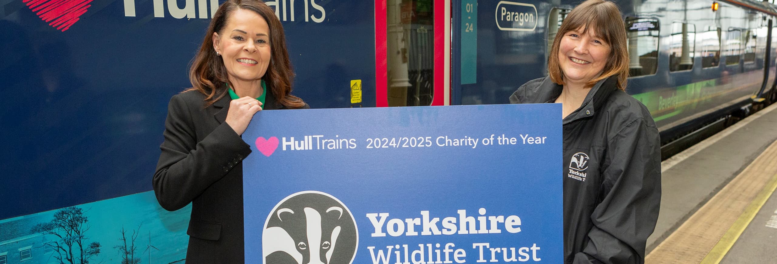 Hull Trains Yorkshire Wildlife Trust partnership